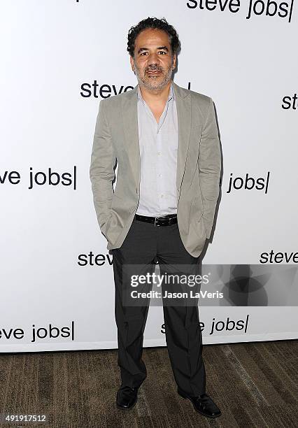 Actor John Ortiz attends a screening of Universal Pictures' "Steve Jobs" on October 8, 2015 in Los Angeles, California.