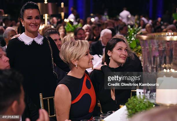Kyle Richards, Yolanda Foster and Bella Hadid attend the Global Lyme Alliance "Uniting for a Lyme-Free World" Inaugural Gala at Cipriani 42nd Street...