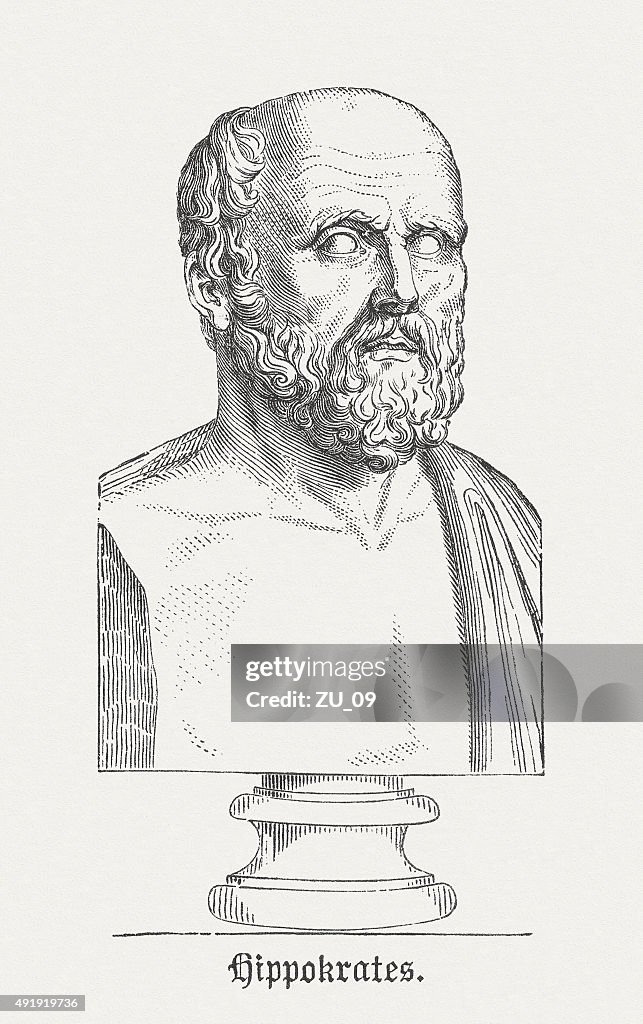 Hippocrates of Cos - Famous ancient physician, published in 1878