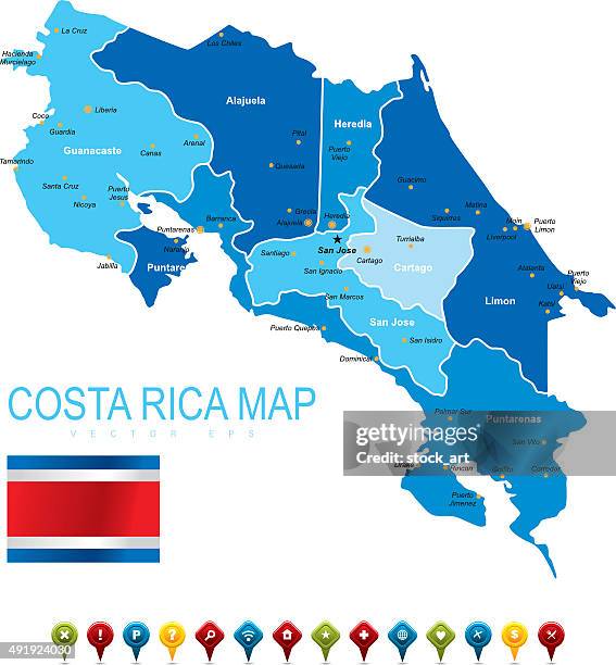 Costa Rica Rue 6.484 Costa Rica Symbols Stock Photos, High-Res Pictures, and Images ...