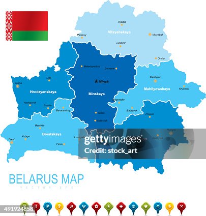 Belarus Map Belarus Map