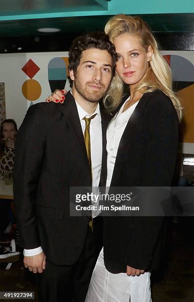 Director Jake Hoffman and model Erin Heatherton attend the after party for the screening of IFC Films' Asthma hosted by The Cinema Society and...