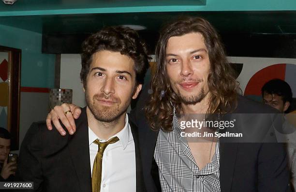 Director Jake Hoffman and actor Benedict Samuel attend the after party for the screening of IFC Films' Asthma hosted by The Cinema Society and...