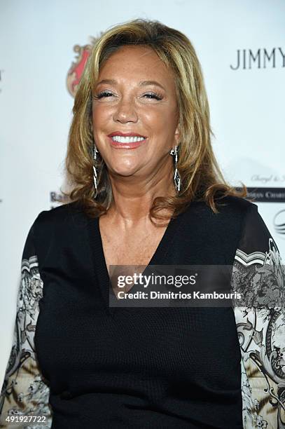 Denise Rich attends the Global Lyme Alliance "Uniting for a Lyme-Free World" Inaugural Gala at Cipriani 42nd Street on October 8, 2015 in New York...