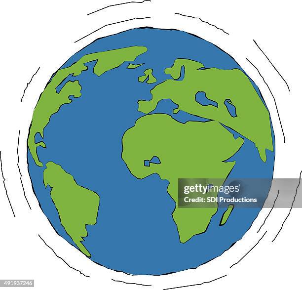 Earth Rotation Sketch 188 Earth Rotation Drawing Stock Photos, High-Res Pictures, and Images ...