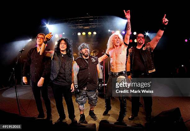 Jay Jay French, Eddie Ojeda, A.J. Pero, Dee Snider and Mark Mendoza performs at the Twisted Sister 30th Anniversary Stay Hungry Tour at Starland...