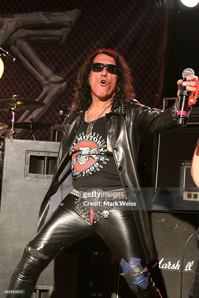 Rat Singer Stephen Pearcy singer of Ratt performs at the Twisted Sister 30th ...