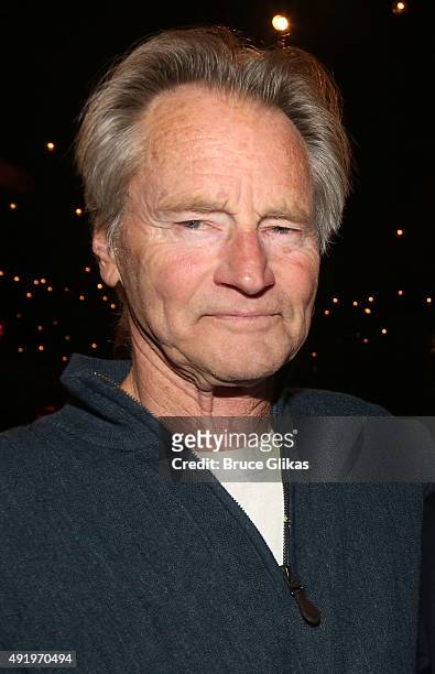 Playwright Sam Shepard poses at The Opening Night for the MTC production of Sam Shepard's "Fool For Love" on Broadway at Urbo NYC on October 8, 2015...