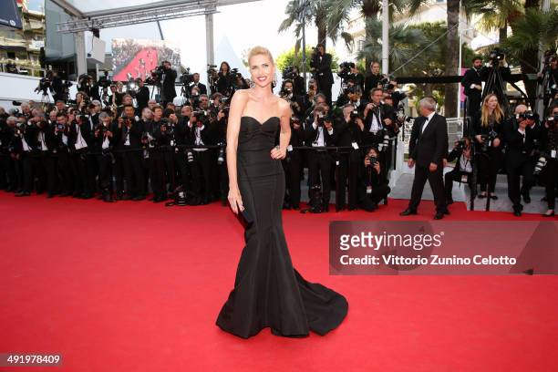 Judit Masco attends "The Homesman" premiere during the 67th Annual Cannes Film Festival on May 18, 2014 in Cannes, France.