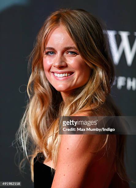 Cressida Bonas attends the BFI Luminous Fundraising Gala at The Guildhall on October 6, 2015 in London, England.