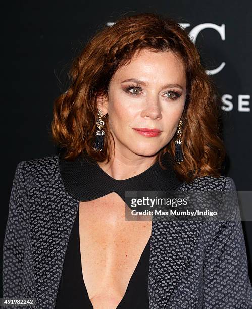 Anna Friel attends the BFI Luminous Fundraising Gala at The Guildhall on October 6, 2015 in London, England.