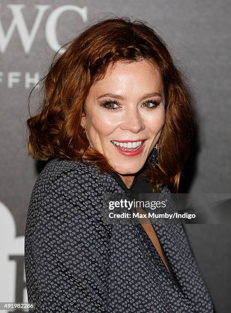 Anna Friel attends the BFI Luminous Fundraising Gala at The Guildhall on October 6, 2015 in London, England.