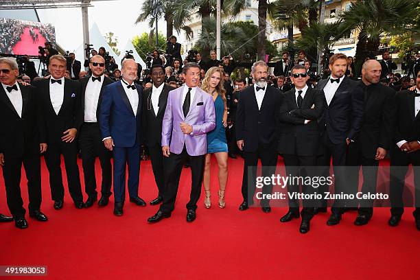 Actors Harrison Ford, Dolph Lundgren, Glen Powell, Kelsey Grammer, Wesley Snipes, Sylvester Stallone, Ronda Rousey, Mel Gibson, Antonio Banderas,...