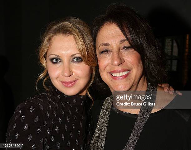 Nina Arianda and MTC Artistic Director Lynne Meadow pose at The Opening Night for the MTC production of Sam Shepard's "Fool For Love" on Broadway at...