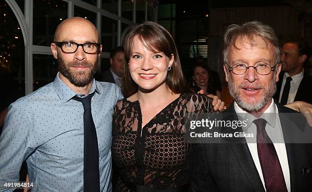 Understudies Aaron Roman Weiner, Amelia McClain and Conan McCarty pose at The Opening Night for the MTC production of Sam Shepard's "Fool For Love"...