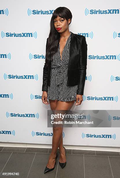 Jill Marie Jones visits at SiriusXM Studios on October 9, 2015 in New York City.