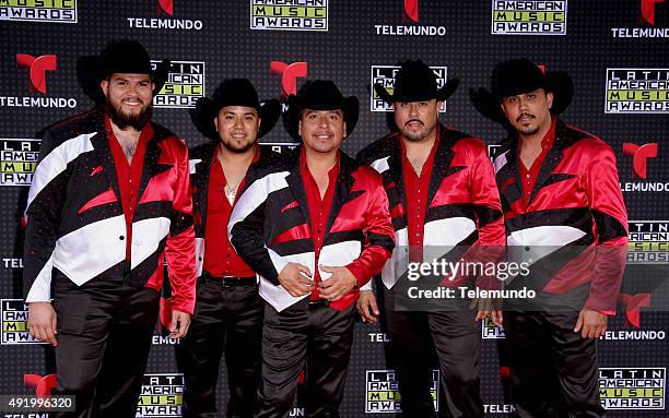 Red Carpet -- Pictured: La Maquinaria Norteña arrive at the 2015 Latin American Music Awards at The Dolby Theater in Hollywood, CA on October 8, 2015...