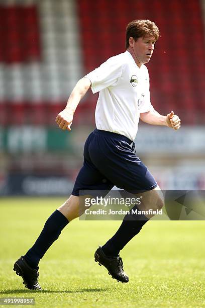 Darren Anderton of 'Super Spurs' in action during the Football30 Elite Legends Tournament at Brisbane Road on May 18, 2014 in London, England.