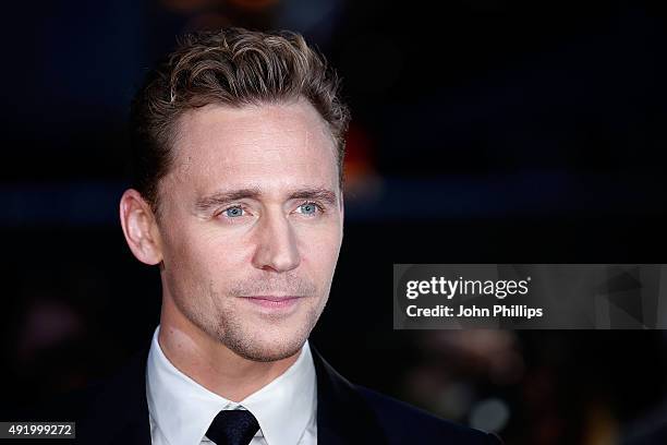 Tom Hiddleston attends the High-Rise Screening, during the BFI London Film Festival, at Odeon Leicester Square on October 9, 2015 in London, England.