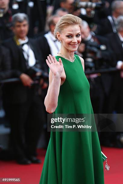 Actress Svetlana Khodchenkova attends "The Homesman" premiere during the 67th Annual Cannes Film Festival on May 18, 2014 in Cannes, France.