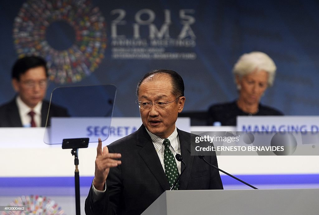 PERU-IMF-WORLD BANKPLENARY-YONG KIM