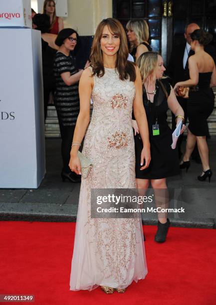 Alex Jones attends the Arqiva British Academy Television Awards at Theatre Royal on May 18, 2014 in London, England.