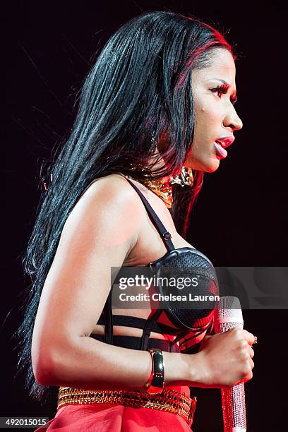 Rapper Nicki Minaj performs at Powerhouse at Honda Center on May 17, 2014 in Anaheim, California.