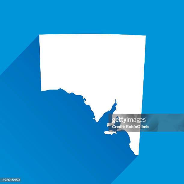 blue south australia map icon - 澳洲南部 幅插畫檔、美工圖案、卡通及圖標