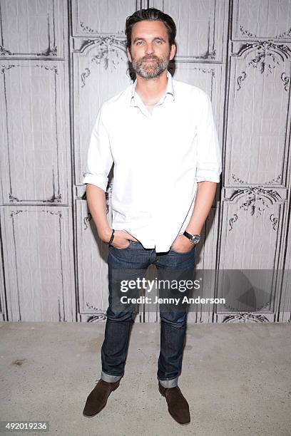 Filmmaker Sebastian Schipper attends AOL Build Series to discuss his movie "Victoria" at AOL Studios in New York on October 9, 2015 in New York City.