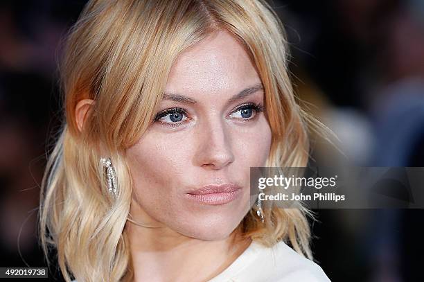 Sienna Miller attends the High-Rise Screening, during the BFI London Film Festival, at Odeon Leicester Square on October 9, 2015 in London, England.