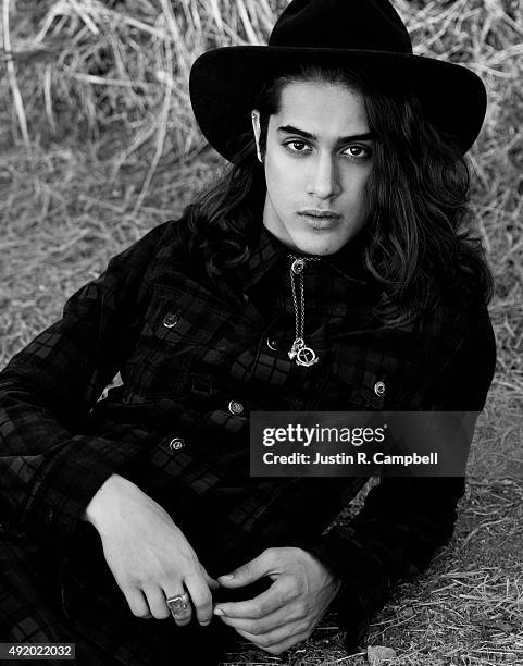 Actor Avan Jogia is photographed for Just Jared on November 8, 2013 in Los Angeles, California.