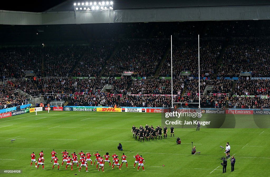 New Zealand v Tonga - Group C: Rugby World Cup 2015