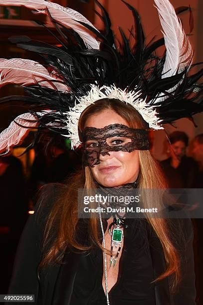 Eva Cavalli attends her birthday party at One Mayfair on October 9, 2015 in London, England.