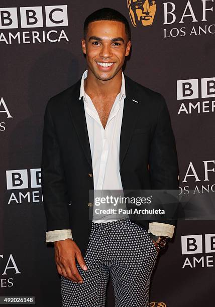 Actor Lucien Laviscount attends the BAFTA Los Angeles TV Tea 2015 at SLS Hotel on September 19, 2015 in Beverly Hills, California.