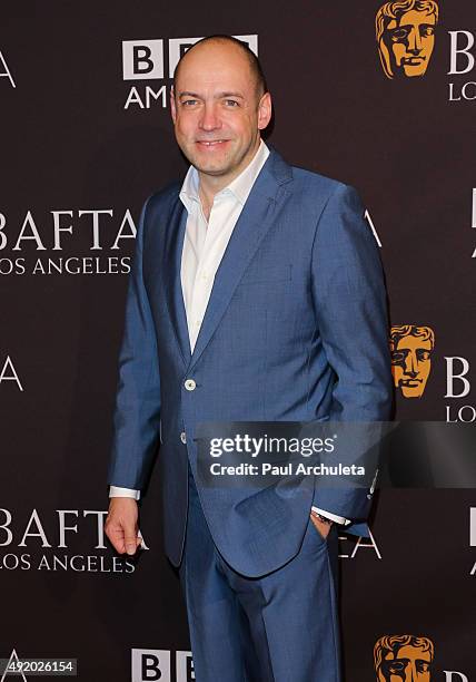 Actor Gareth Neame attends the BAFTA Los Angeles TV Tea 2015 at SLS Hotel on September 19, 2015 in Beverly Hills, California.
