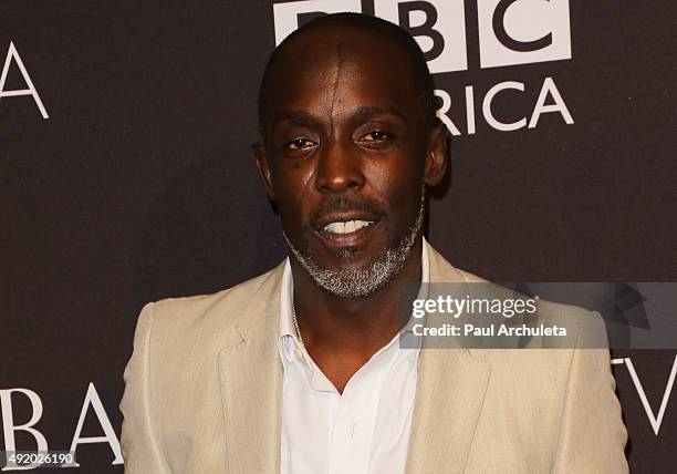 Actor Michael Kenneth Williams attends the BAFTA Los Angeles TV Tea 2015 at SLS Hotel on September 19, 2015 in Beverly Hills, California.