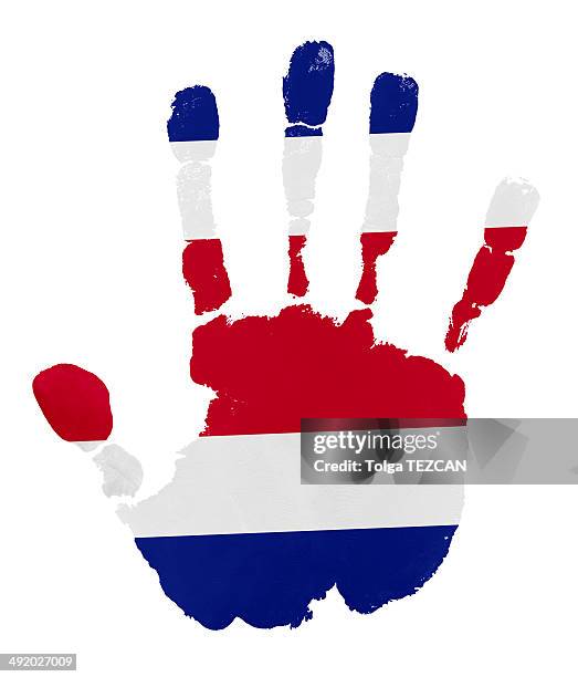 Costa Rica Hand Sign Handprint Flag Photos and Premium High Res Pictures - Getty Images