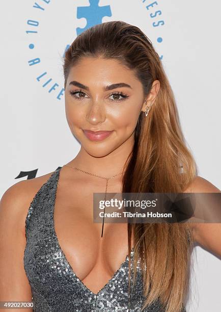 Chantel Jeffries attends the Autism Speaks to Los Angeles Celebrity Chef Gala at Barker Hangar on October 8, 2015 in Santa Monica, California.