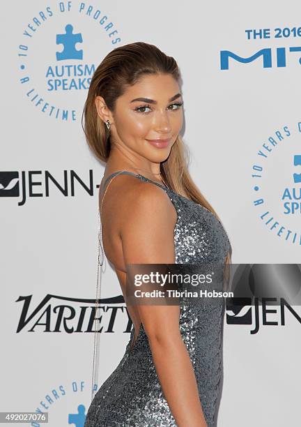 Chantel Jeffries attends the Autism Speaks to Los Angeles Celebrity Chef Gala at Barker Hangar on October 8, 2015 in Santa Monica, California.