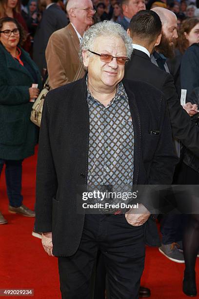 Jeremy Thomas attends the UK Premiere or "High-Rise" during the BFI London Film Festival at Odeon Leicester Square on October 9, 2015 in London,...