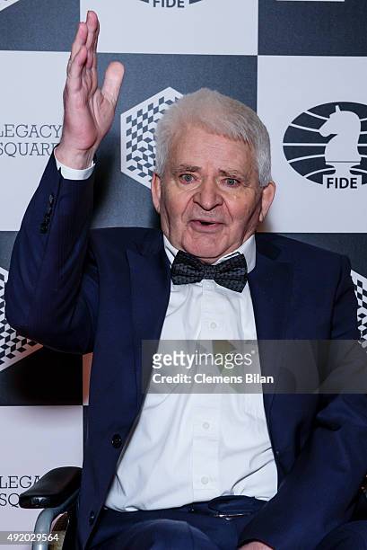 Boris Spassky attends the opening ceremony of the World Rapid and News  Photo - Getty Images