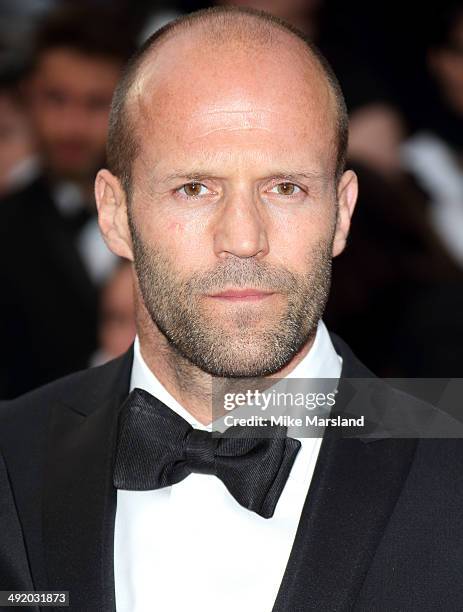 Jason Statham attends "The Homesman" Premiere at the 67th Annual Cannes Film Festival on May 18, 2014 in Cannes, France.