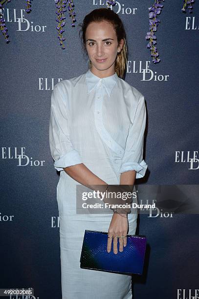 Alexia Niedzielski attends the Dior & ELLE Magazine Dinner at the 67th Annual Cannes Film Festival at Albane by Costes, JW Marriott Rooftop on May...