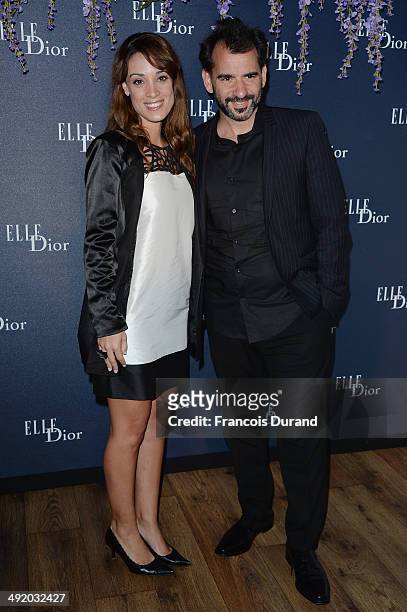 Pablo Trapero and his wife Martina Gusman attend the Dior & ELLE Magazine Dinner at the 67th Annual Cannes Film Festival at Albane by Costes, JW...