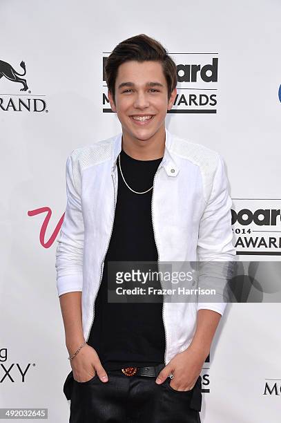 Singer Austin Mahone attends the 2014 Billboard Music Awards at the MGM Grand Garden Arena on May 18, 2014 in Las Vegas, Nevada.