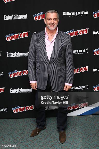 Ray Stevenson visits the SiriusXM Studios during New York Comic-Con at The Jacob K. Javits Convention Center on October 9, 2015 in New York City.