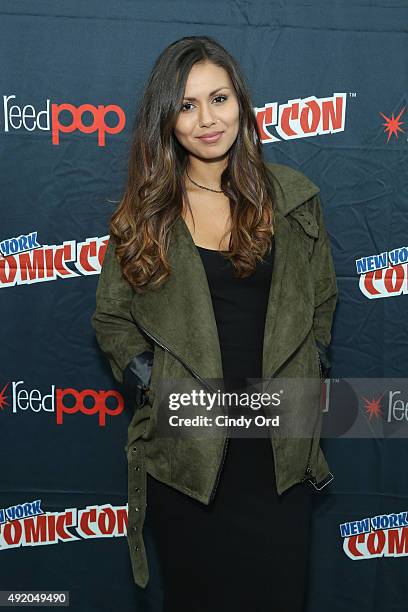 Actress Olivia Olson attends the Adventure Time Cartoon Network Press Hour at New York Comic Con 2015 at the Jacob Javitz Center on October 9, 2015...