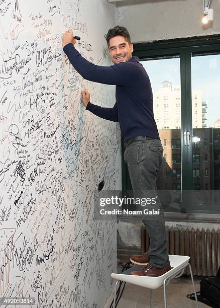 Actor D.J. Cotrona of 'From Dusk Til Dawn: The Series' attends AOL Build at AOL Studios in New York on October 9, 2015 in New York City.