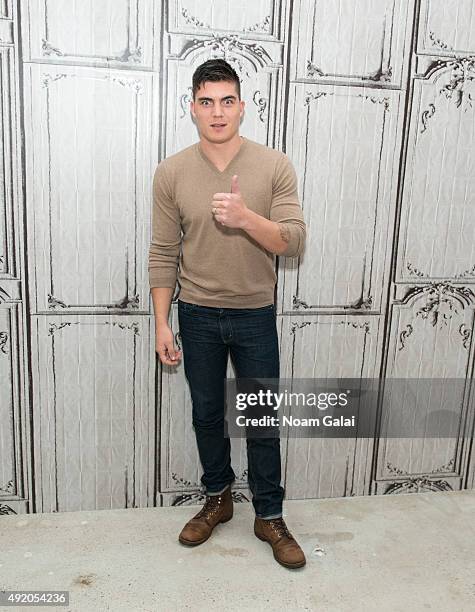 Actor Zane Holtz of 'From Dusk Til Dawn: The Series' attends AOL Build at AOL Studios in New York on October 9, 2015 in New York City.