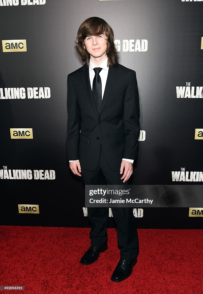 Mitchell Riggs Actor Actor Chandler Riggs attend AMC's